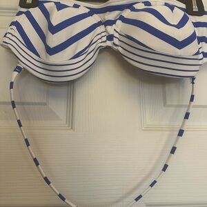 Tommy Bahama Blue and White Striped Bikini Top & bottoms #NWOT #tommybahama